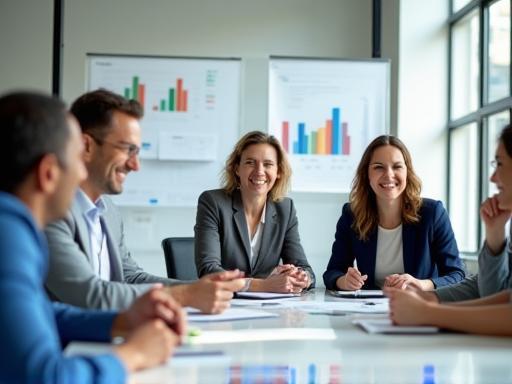 Equipo de Calavis Mentoring en una sesión de colaboración estratégica
